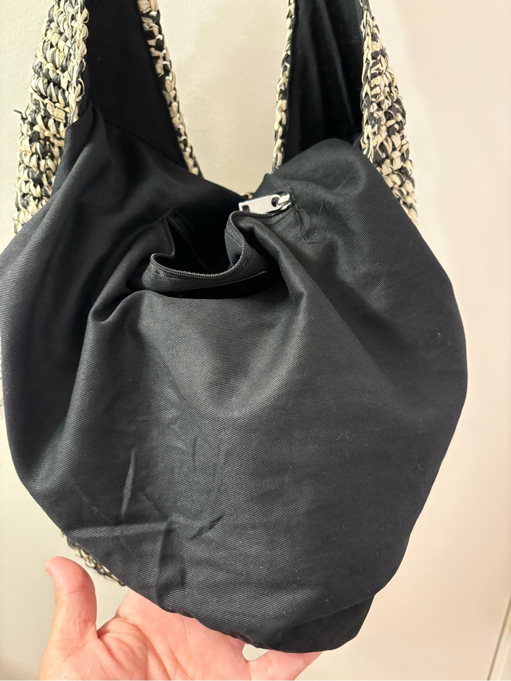 Banana Republic Women’s Raffia Tote Woven Straw Hobo Bag - Picture 10 of 11